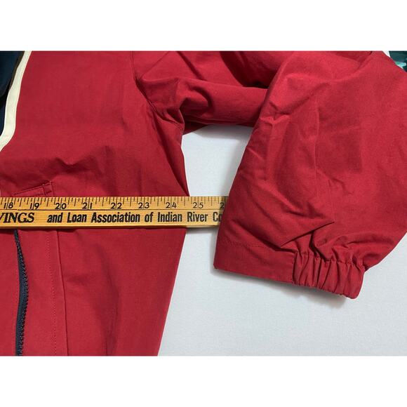 Nautica Reversible Coat Jacket Men’s Size Large Hidden Hood Navy Gray Outdoor - Picture 3 of 16